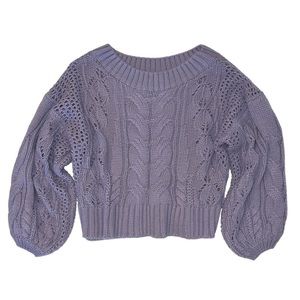 Hey Babe Lavender Sweater